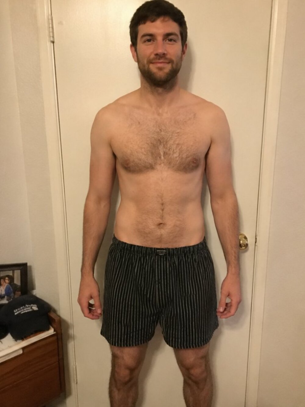 SoHow1 Men's Black/White‎ Striped Boxers XL BRAND NEW